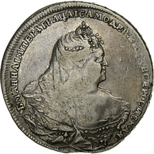 Russia, Anna Ivanovna, Rouble, 1738, Moscow, Silver, VF(30-35), KM:198