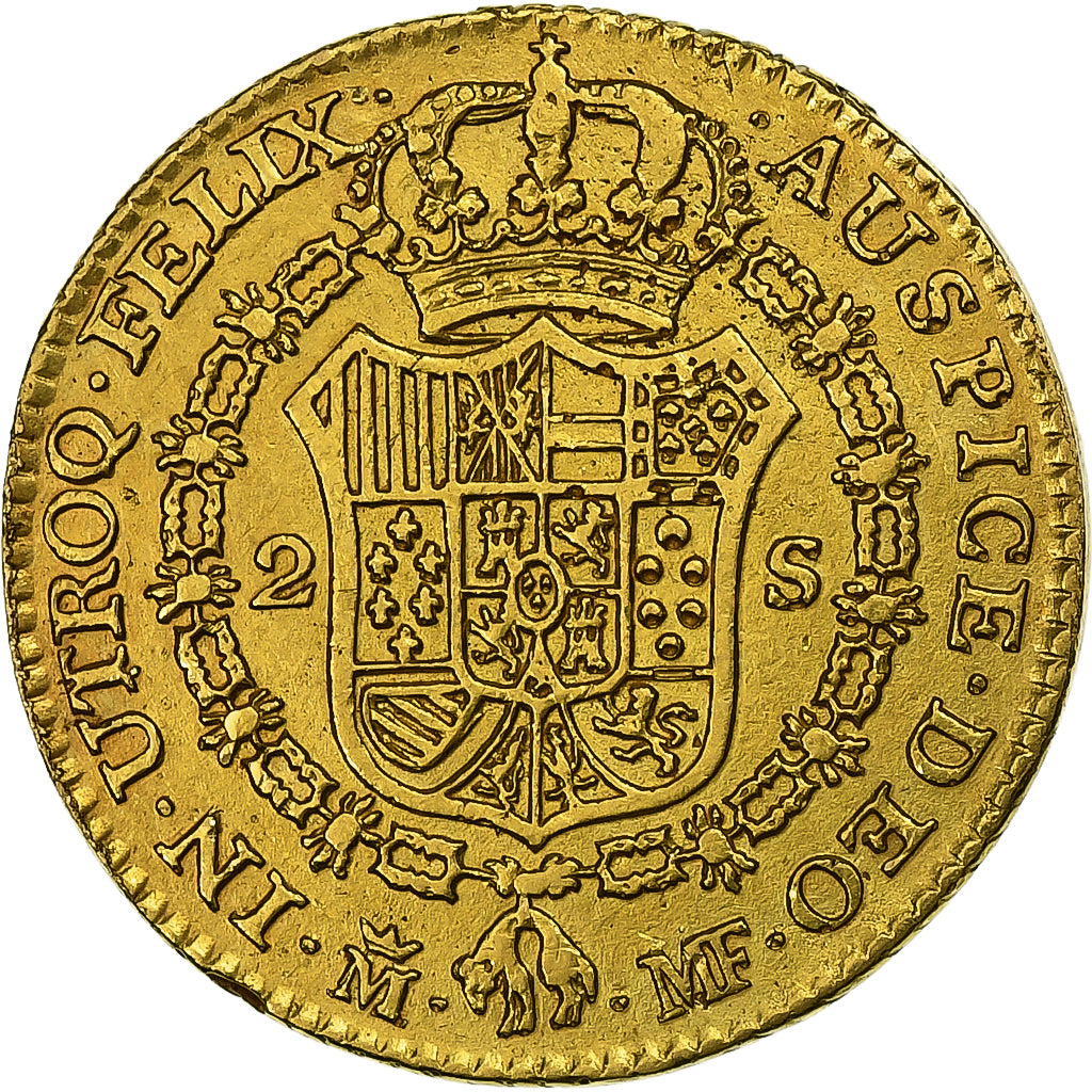 Spain, Charles IV, 2 Escudos, 1790, Madrid, Gold, EF(40-45), KM:435