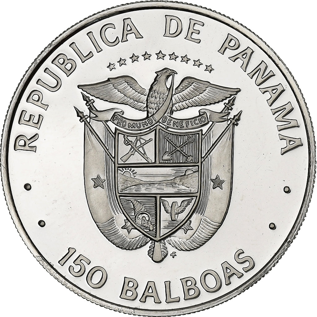Panama, 150 Balboas, Panamá Congress, 1976, Franklin Mint, Proof, Platinum