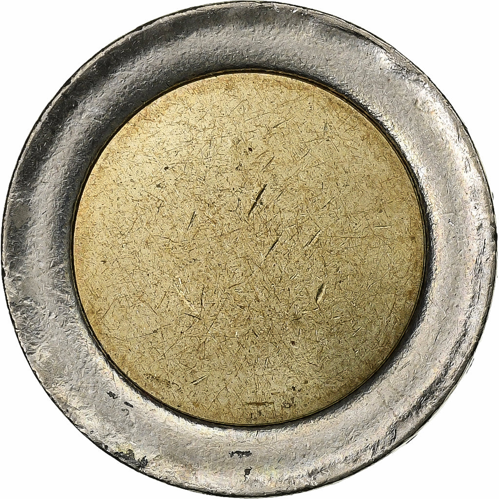 Belgium, 2 Euro, Plain flan, Bimetallic, AU(50-53)