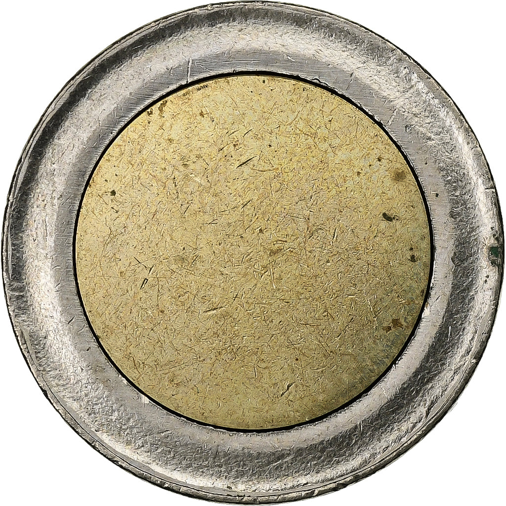 Belgium, 2 Euro, Plain flan, Bimetallic, AU(50-53)