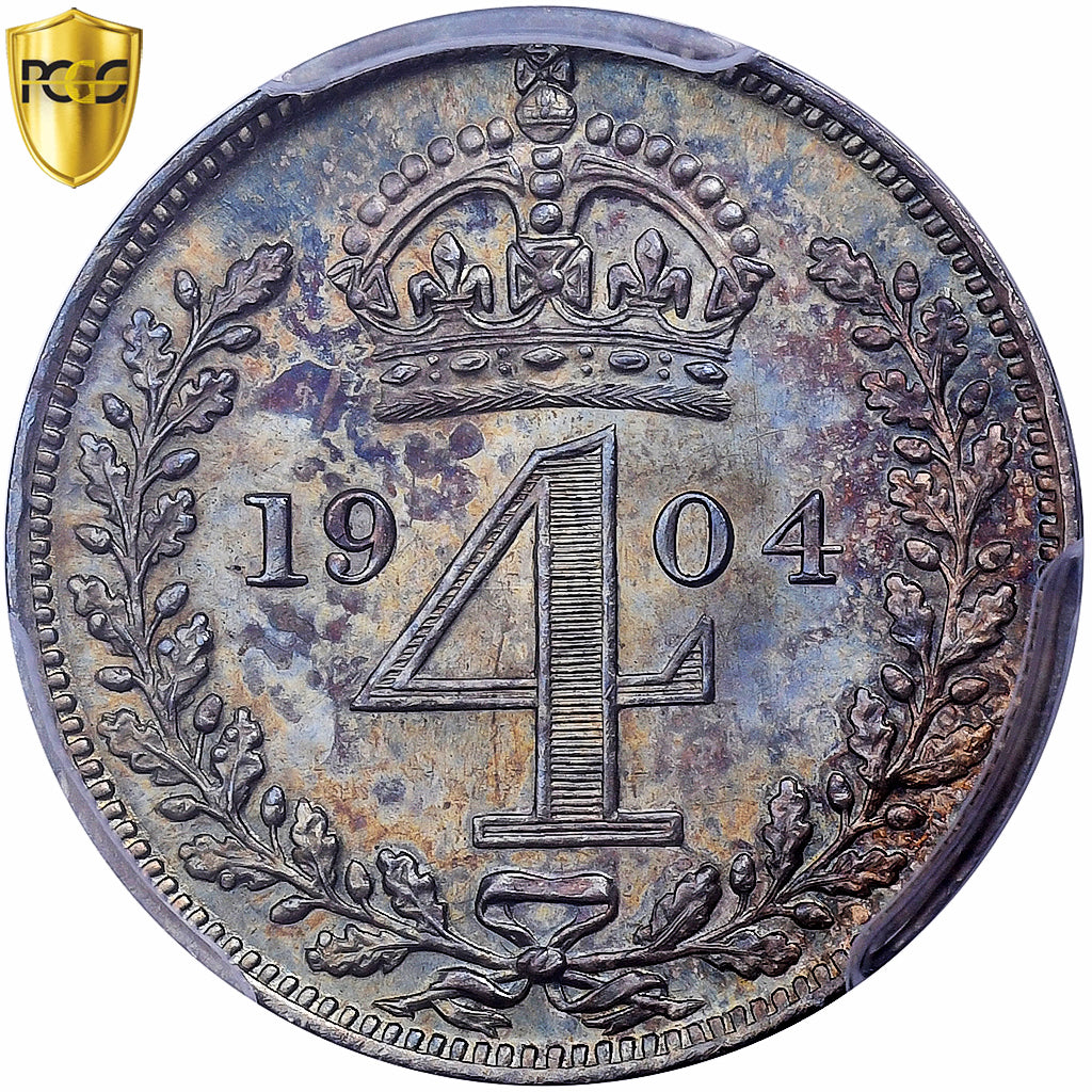 United Kingdom, Edward VII, 4 Pence, Maundy, 1904, London, Prooflike, Silver