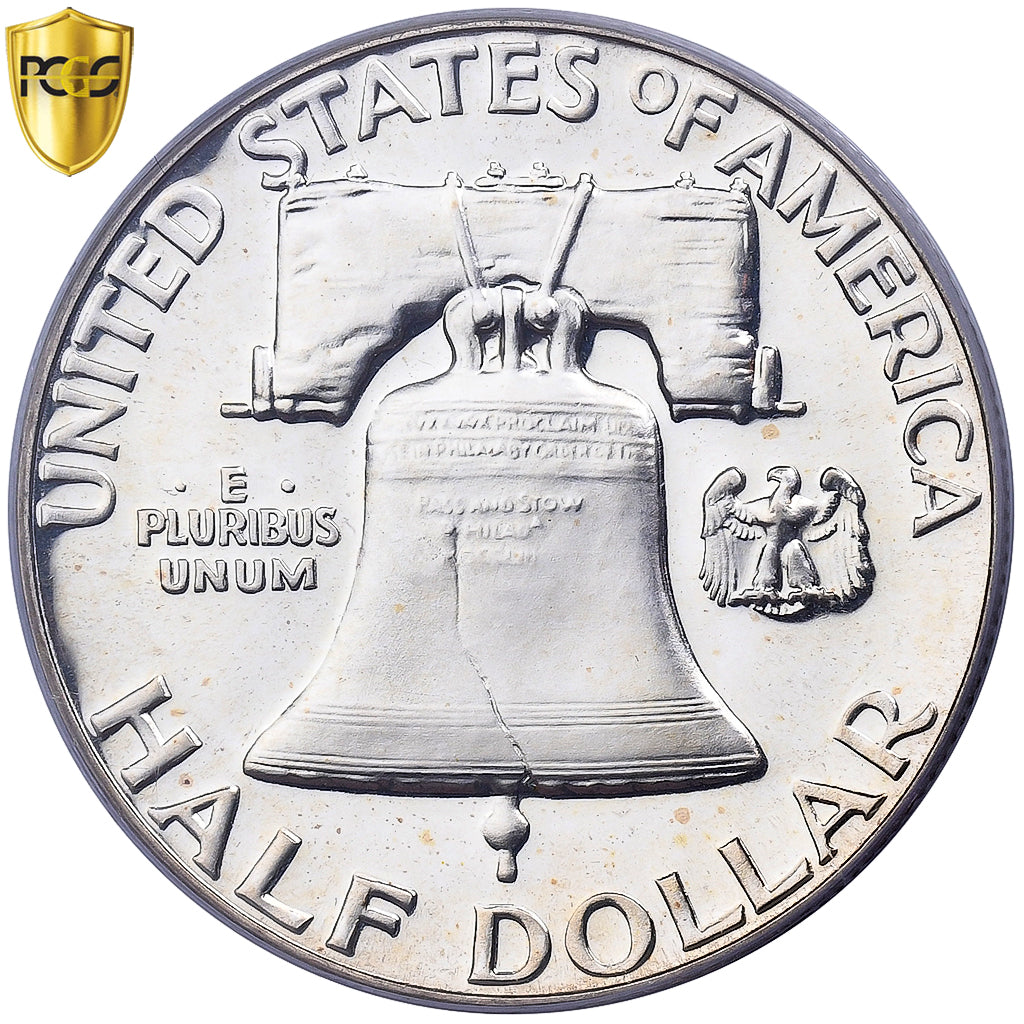 United States, Half Dollar, Franklin, 1955, Philadelphia, Proof, Silver, PCGS