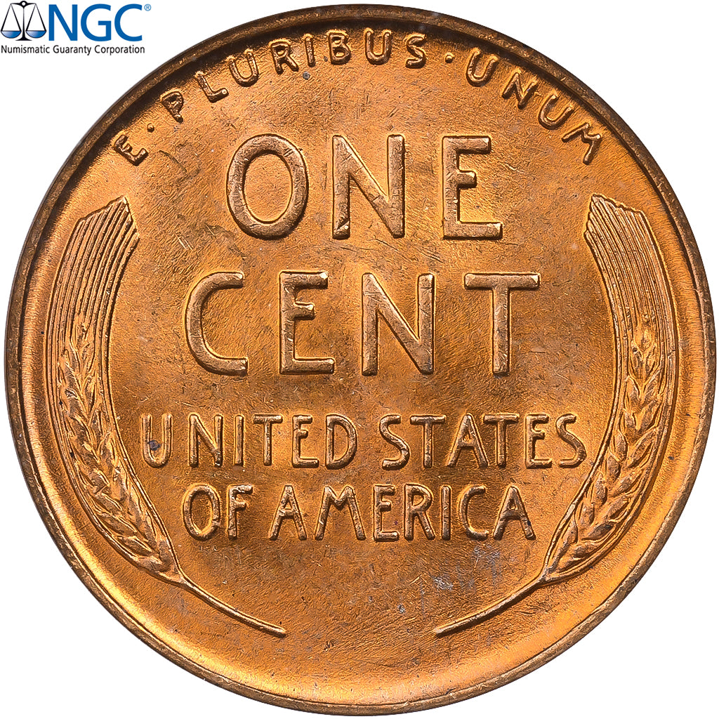 Stati Uniti, Cent, Lincoln, 1939, Philadelphia, Bronzo, NGC, MS67RD, KM:132