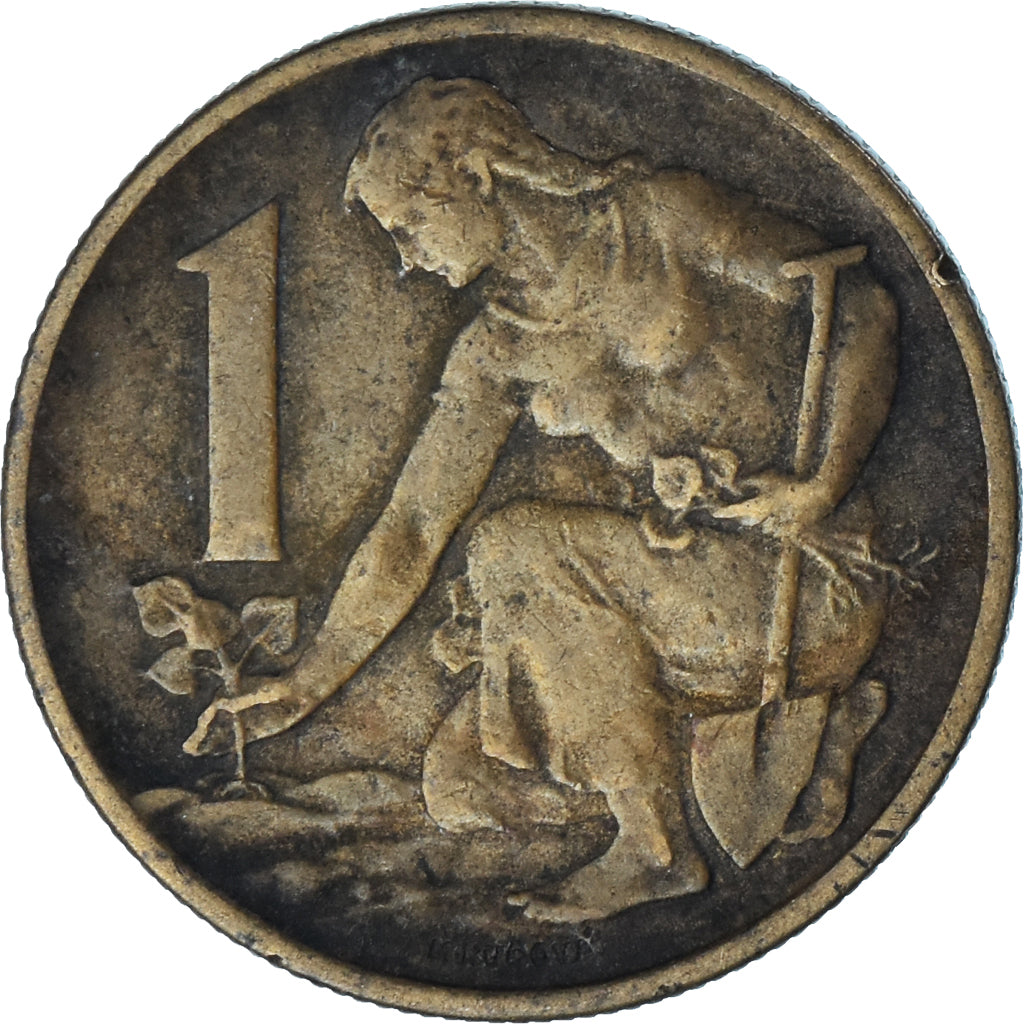 Monnaie, Tchécoslovaquie, Koruna, 1966