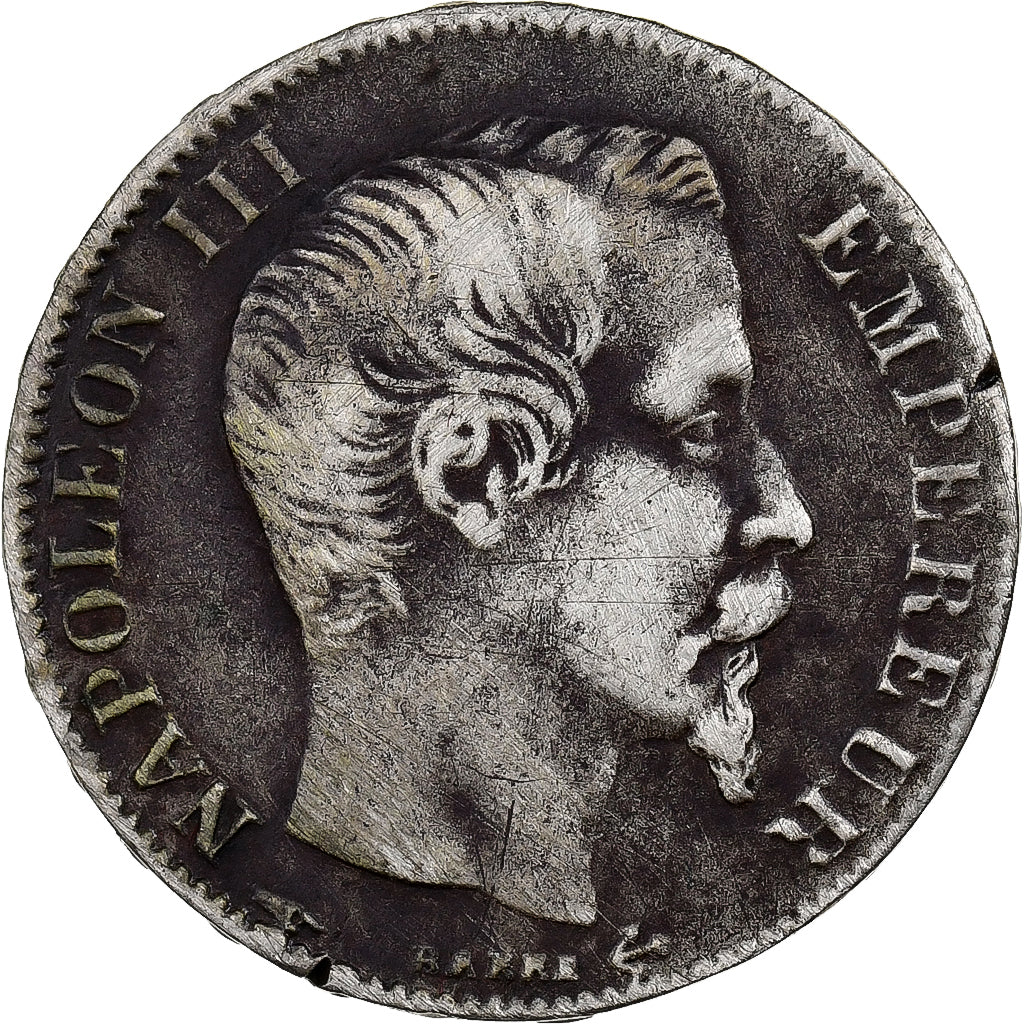 Francja, Napoleon III, 20 Francs, 1856, Paris, Faux d'Epoque, Srebro, VF(30-35)
