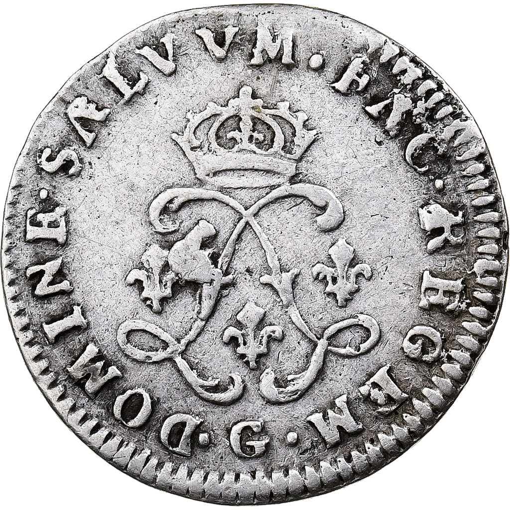 France, Louis XIV, 4 Sols aux 2 L, 1695, Poitiers, Silver, VF(20-25)