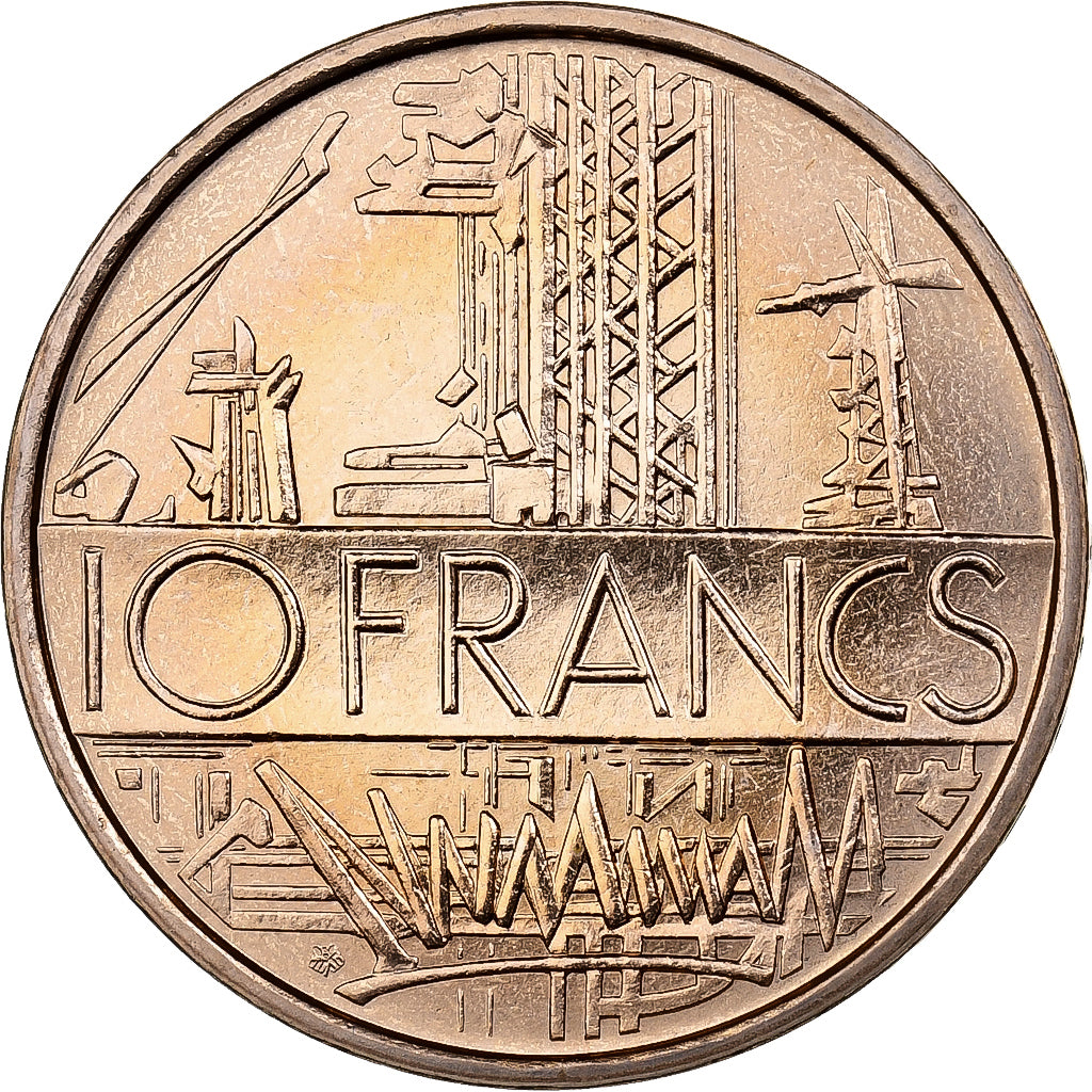 France, 10 Francs, Mathieu, 1979, MDP, série FDC, Cupro-aluminium-nickel