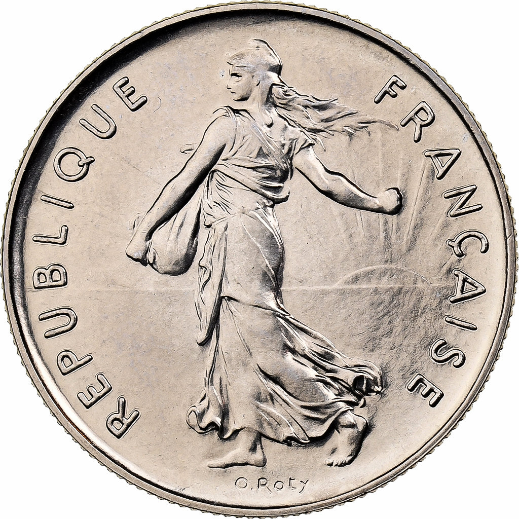 France, 5 Francs, Semeuse, 1979, MDP, série FDC, Copper-Nickel Plated Nickel