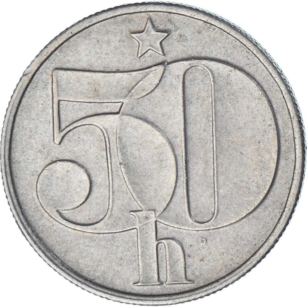 Tchécoslovaquie, 50 Haleru, 1987