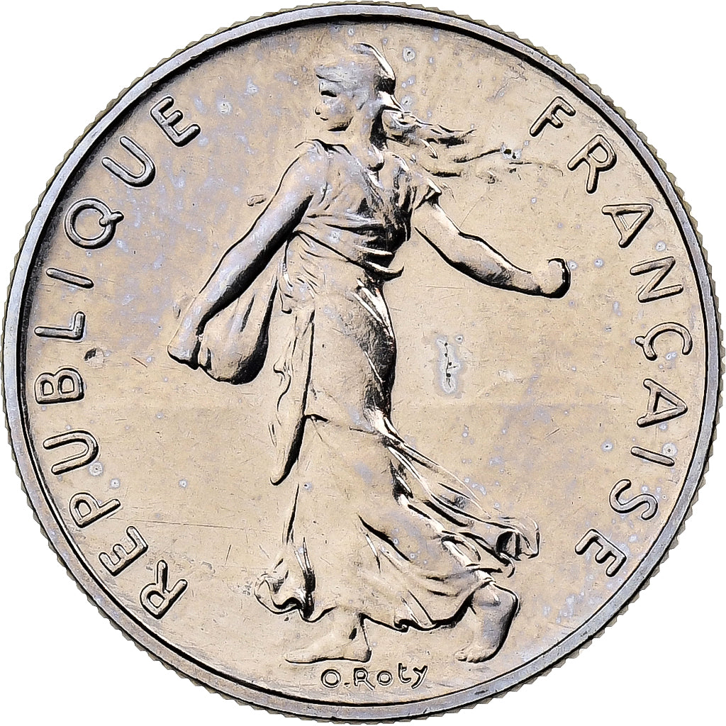 France, 1/2 Franc, Semeuse, 1979, MDP, série FDC, Nickel, FDC