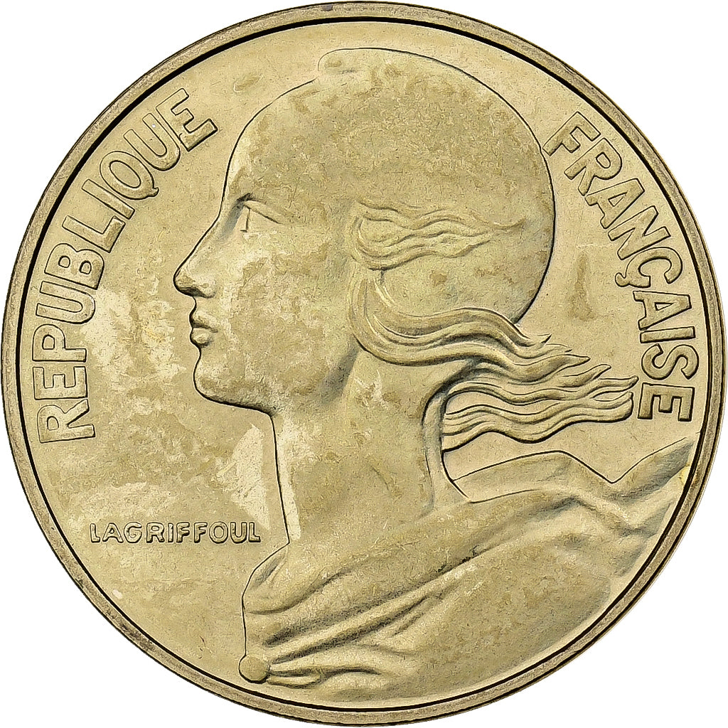 Francia, 20 Centimes, Marianne, 1979, MDP, série FDC, Bronzo-alluminio, FDC