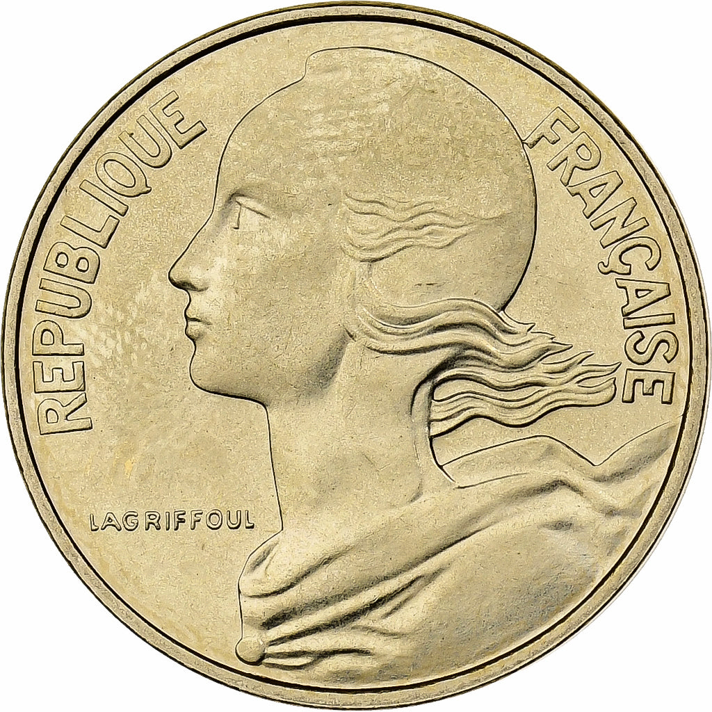 France, 10 Centimes, Marianne, 1979, MDP, série FDC, Bronze-Aluminium