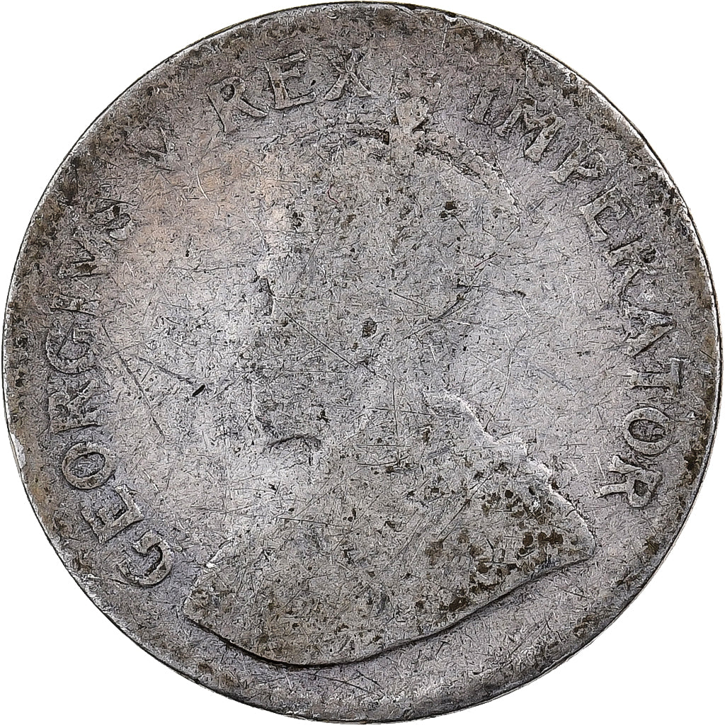 Sudafrica, George V, 3 Pence, 1923, Pretoria, Argento, MB