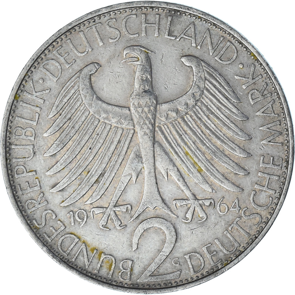 GERMANY - FEDERAL REPUBLIC, 2 Mark, 1964