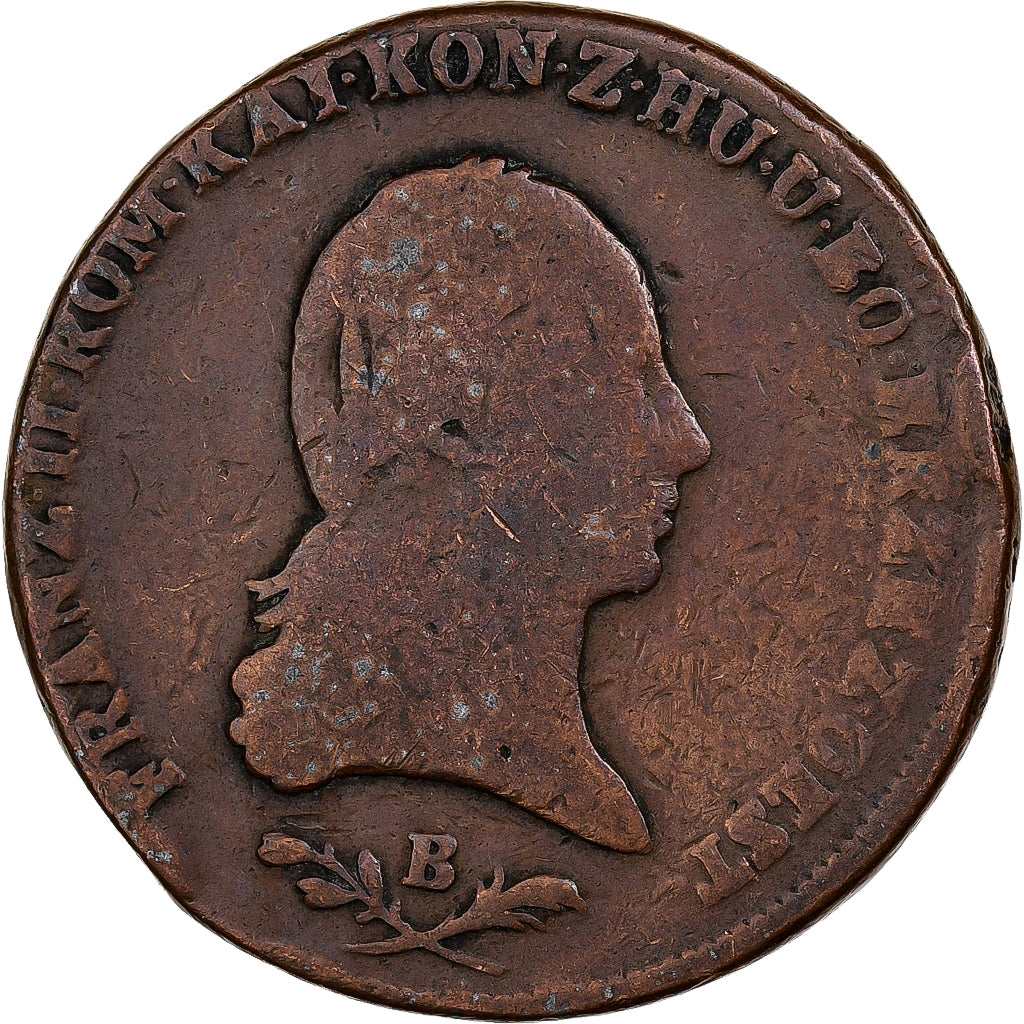 Oostenrijk, Franz II, 6 Kreuzer, 1800, Kremnica, Koper, FR