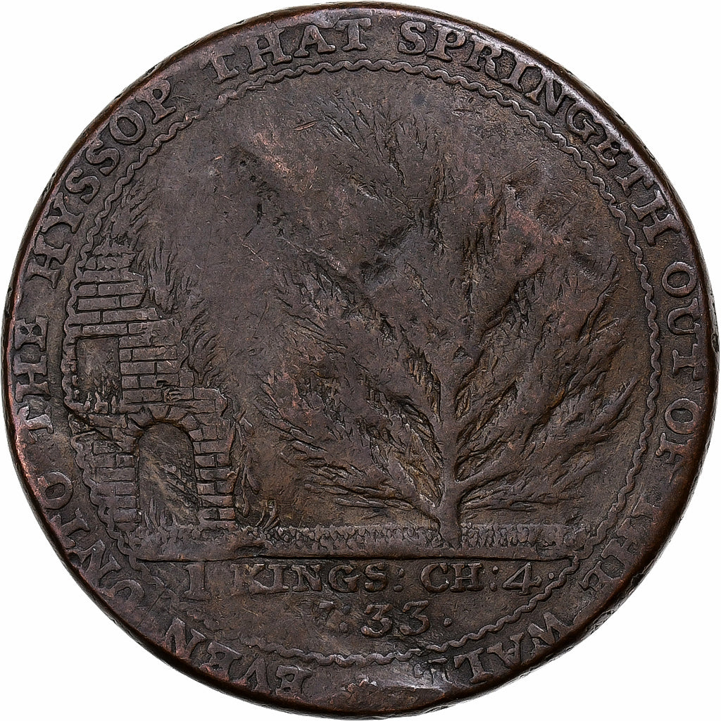 United Kingdom, Halfpenny Token, Somerset - Bath / J. Jelly, 1794, Kupfer, S