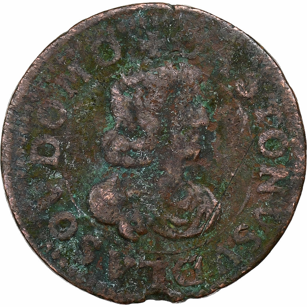 Vorstendom Dombes, Gaston van Orleans, Double Tournois, 1643, Trévoux, Koper