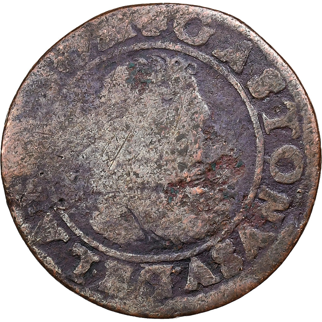 Vorstendom Dombes, Gaston van Orleans, Double Tournois, 1639, Trévoux, Koper