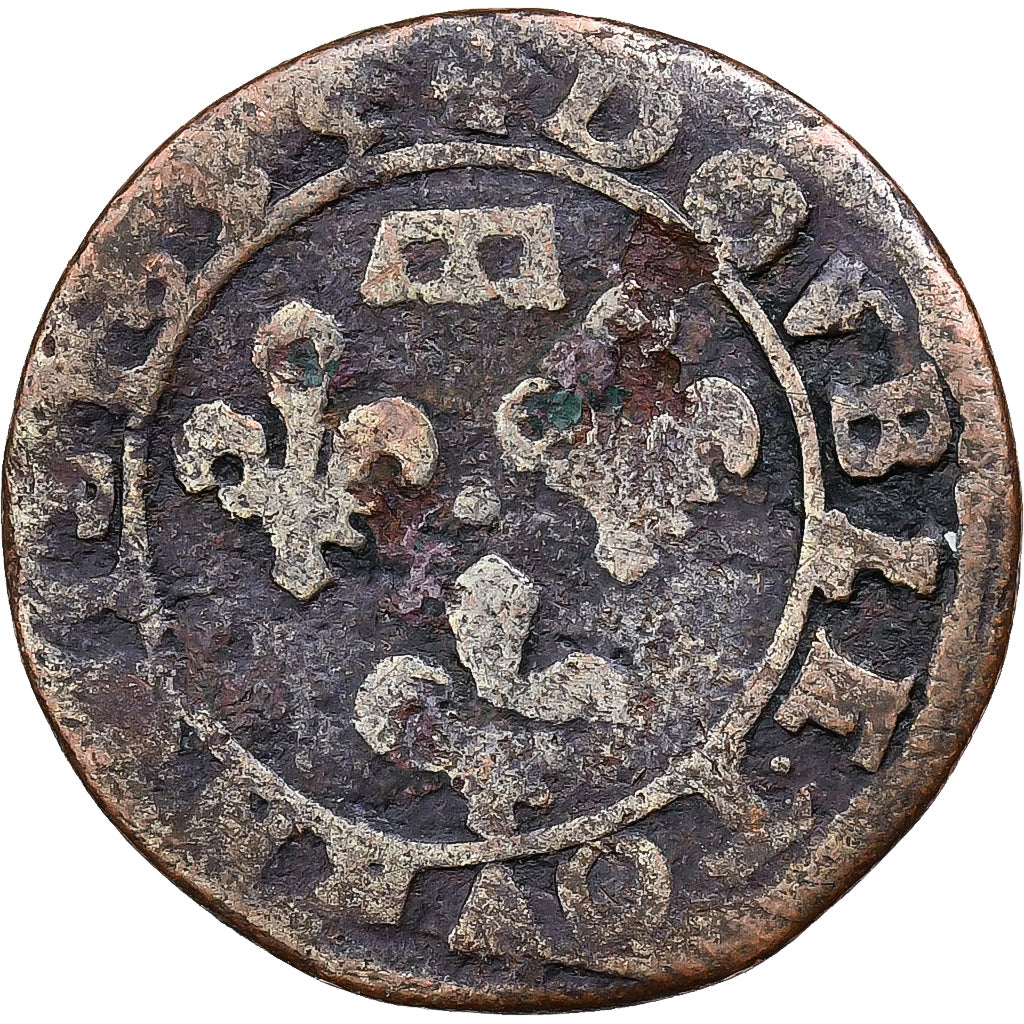 Vorstendom Dombes, Gaston van Orleans, Double Tournois, 1639, Trévoux, Koper