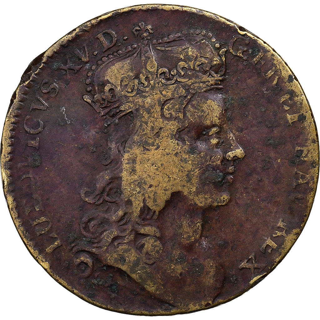 Francia, ficha, Louis XV, Sacre à Reims, 1722, Ottone, MB