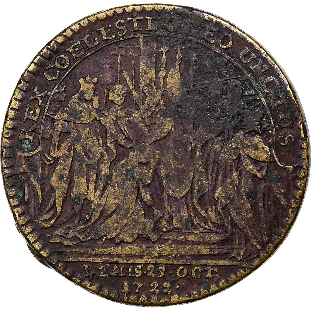 Francia, ficha, Louis XV, Sacre à Reims, 1722, Ottone, MB