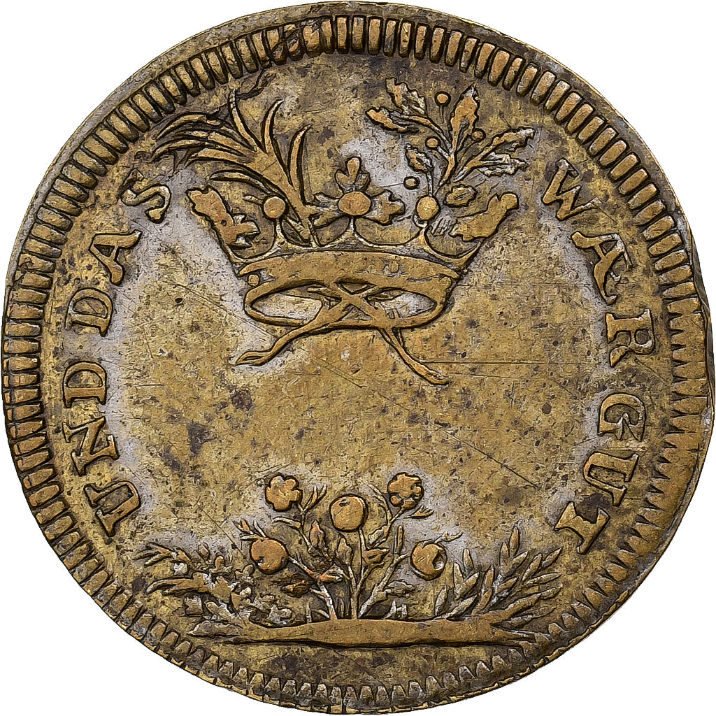 Free imperial city of Nuremberg, Nuremberg token, Horse, 1797, Brass, EF(40-45)