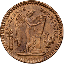 Francia, Gettone, 20 Francs copy, 1895, Brass covered cardboard, Cartaux, SPL-