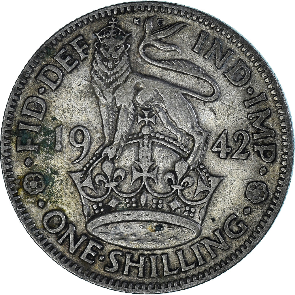 Moeda, Grã-Bretanha, Shilling, 1942