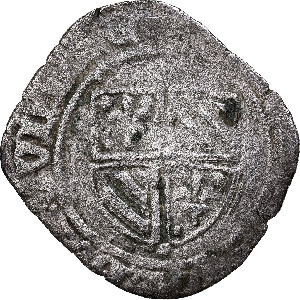 Duchy of Burgundy, Jean sans Peur, Large Blanc with shield, 1404-1419, Auxonne