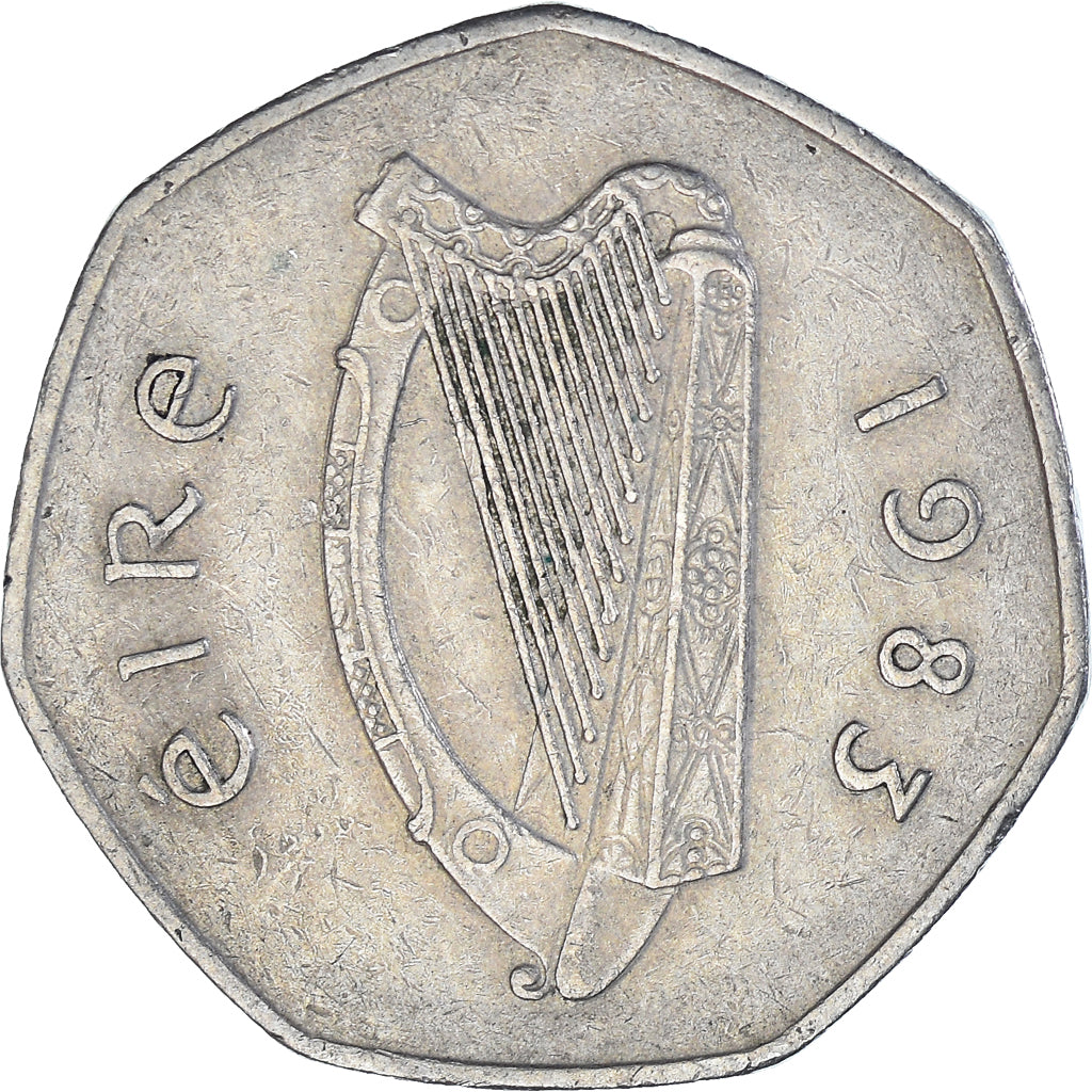 Munten, Ierland, 50 Pence, 1983
