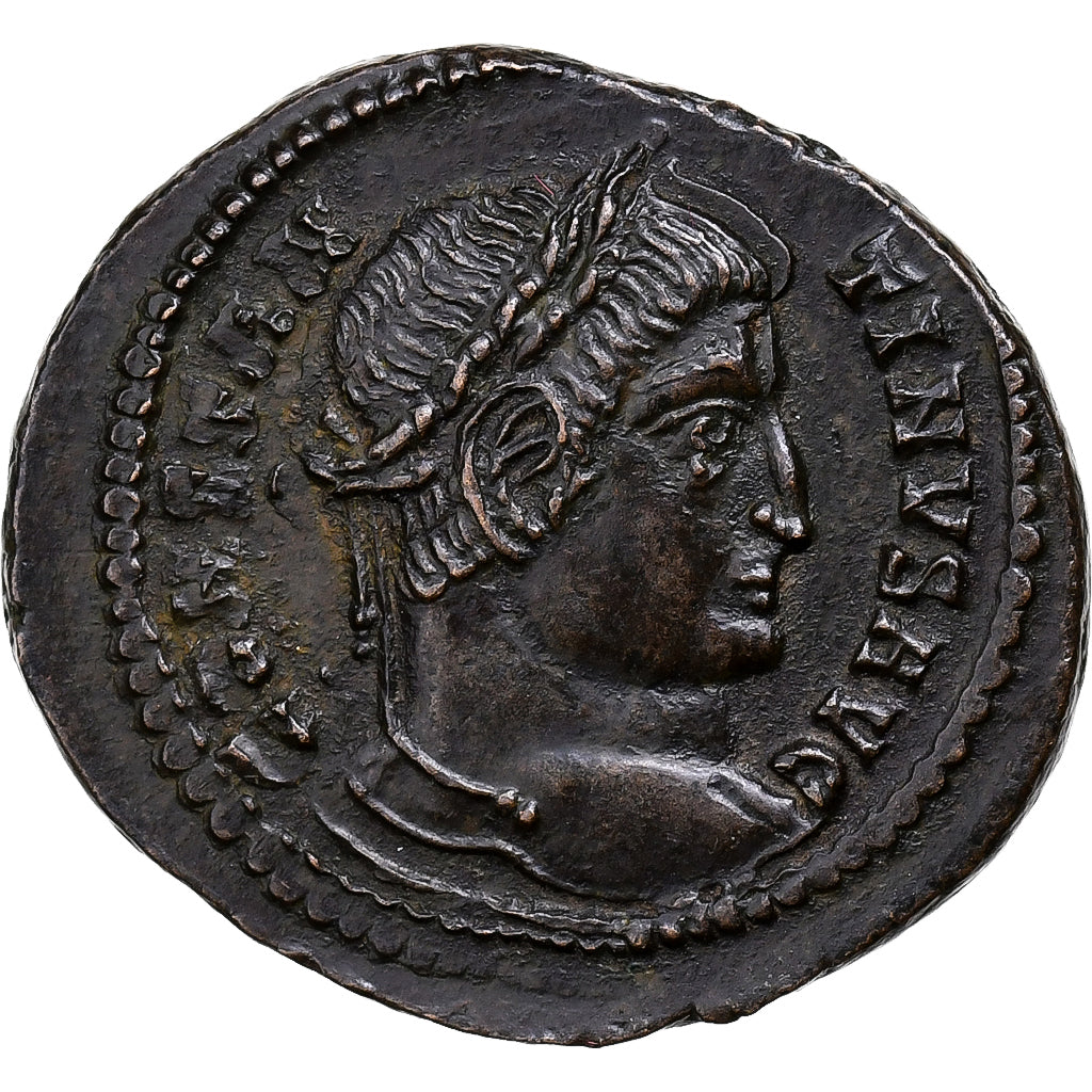 Constantine I, Follis, 323-324, Lyon - Lugdunum, Bronze, VZ, RIC:222