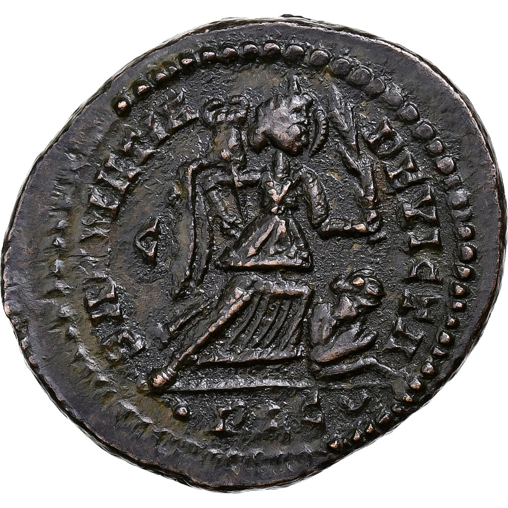 Constantine I, Follis, 323-324, Lyon - Lugdunum, Bronze, VZ, RIC:222