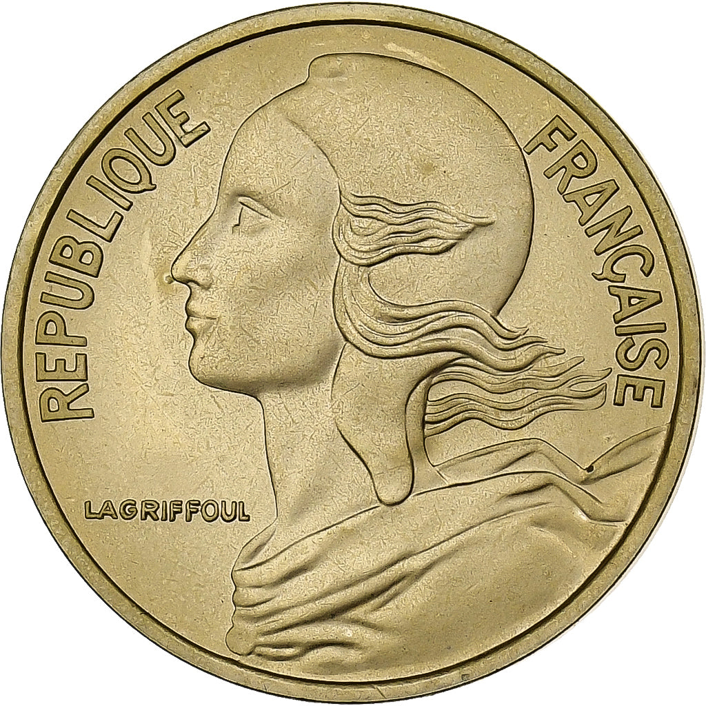 Frankrijk, 5 Centimes, Marianne, 1976, MDP, série FDC, Aluminum-Bronze, FDC