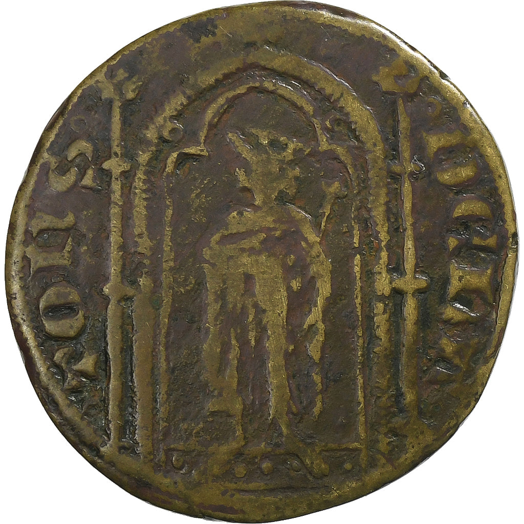 France, Token, Jeton de Compte au Roi Debout, Brass, VF(20-25)