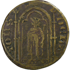 France, Token, Jeton de Compte au Roi Debout, Brass, VF(20-25)