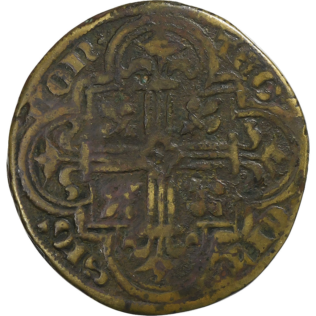 France, Token, Jeton de Compte au Roi Debout, Brass, VF(20-25)