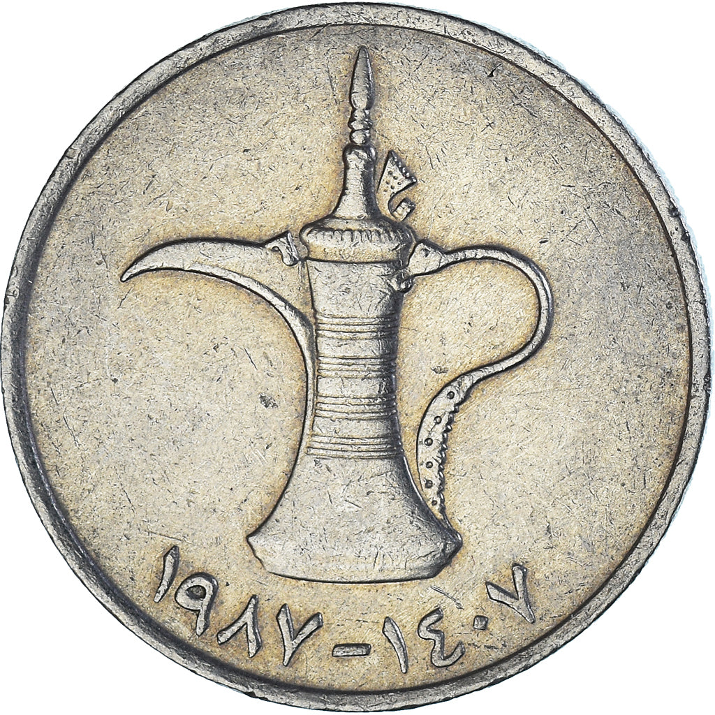 Münze, United Arab Emirates, Dirham, 1987