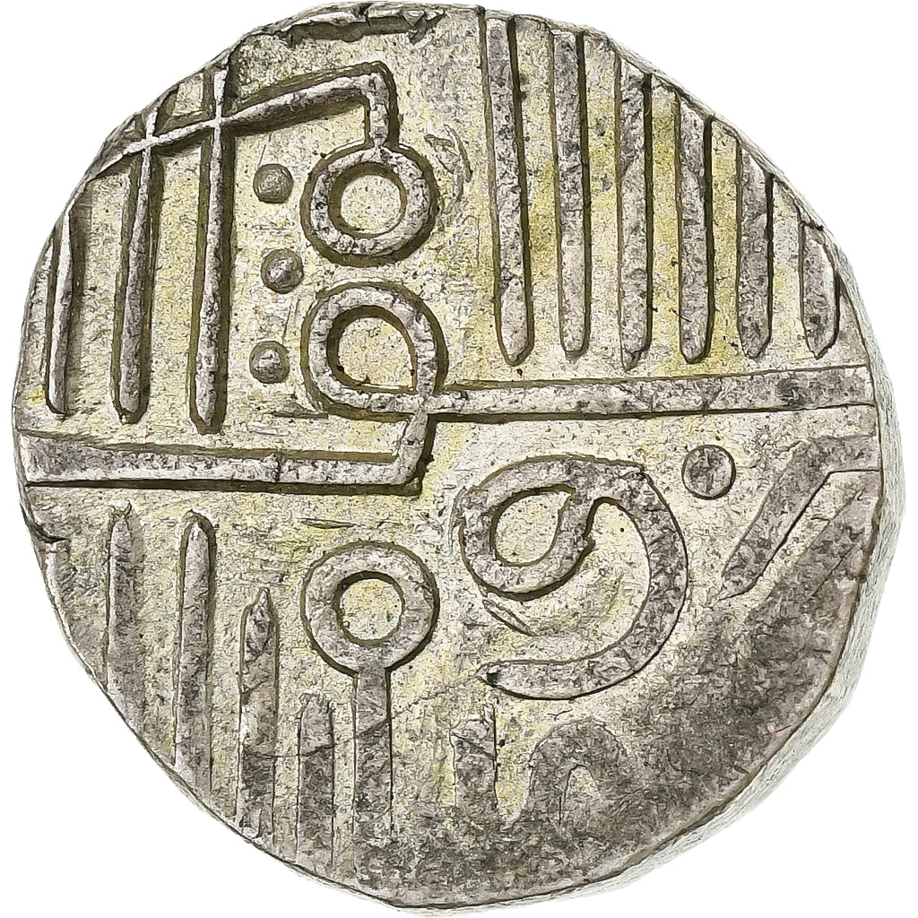 Princely state of Nawanagar, Kori, AH 978 (1571), Silver, VF(30-35), KM:5
