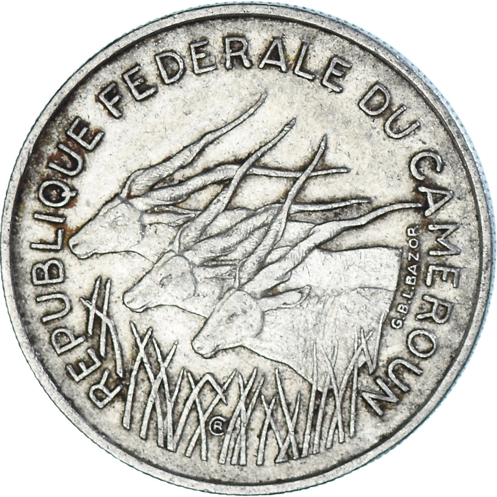 Moneta, Camerun, 100 Francs, 1971