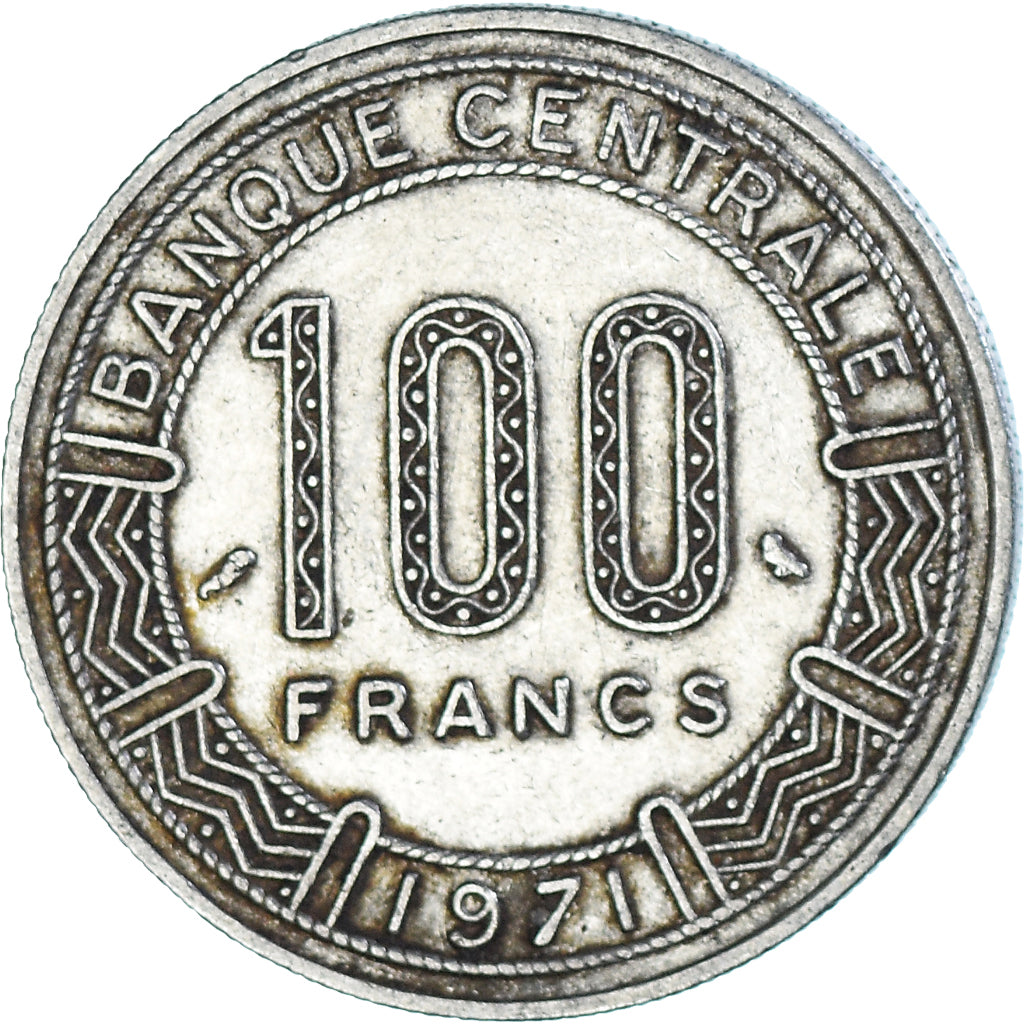 Moneta, Camerun, 100 Francs, 1971