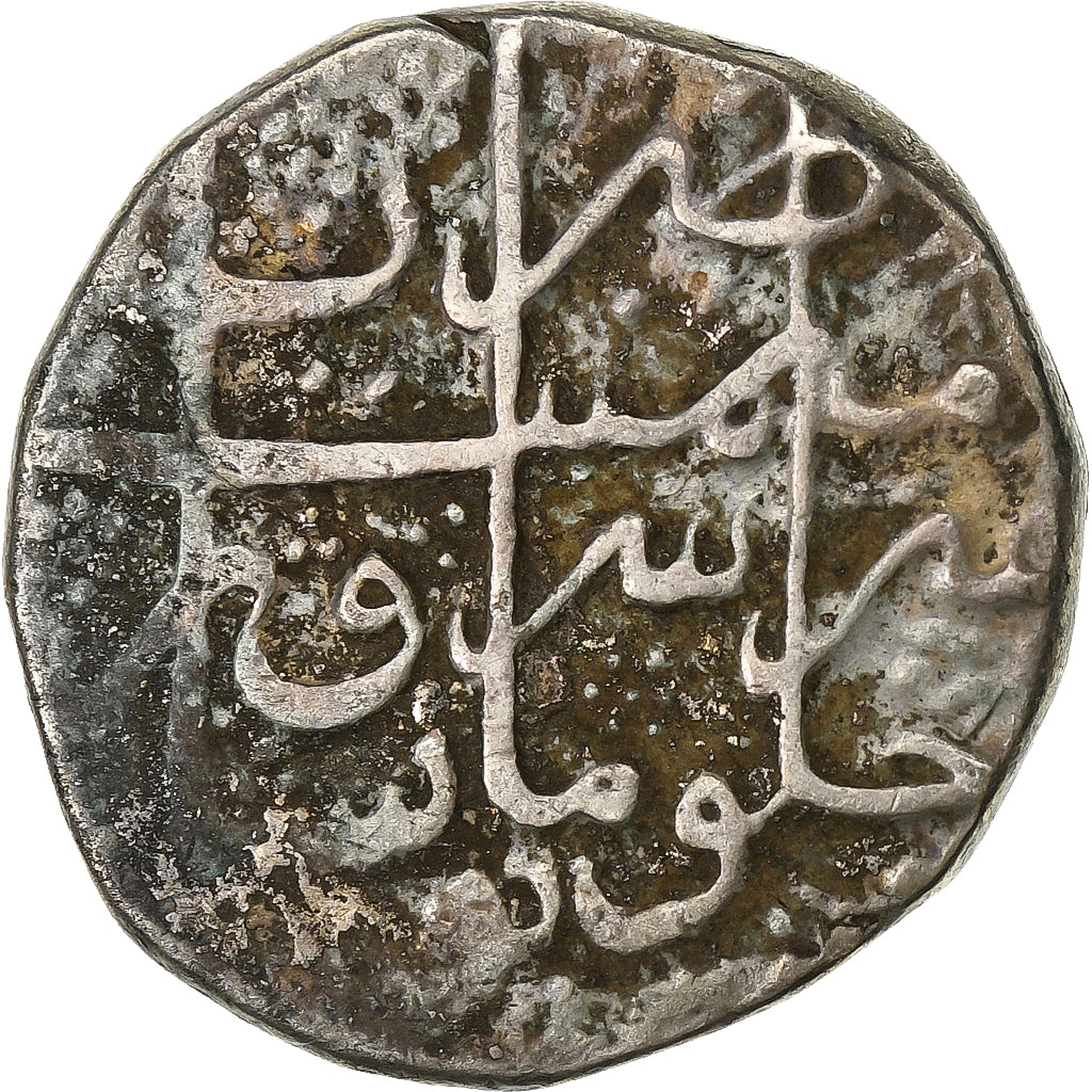 Afghanistan, Shah Zaman, Rupee, AH 1211 (1797), Peshawar, Argento, MB+, KM:713