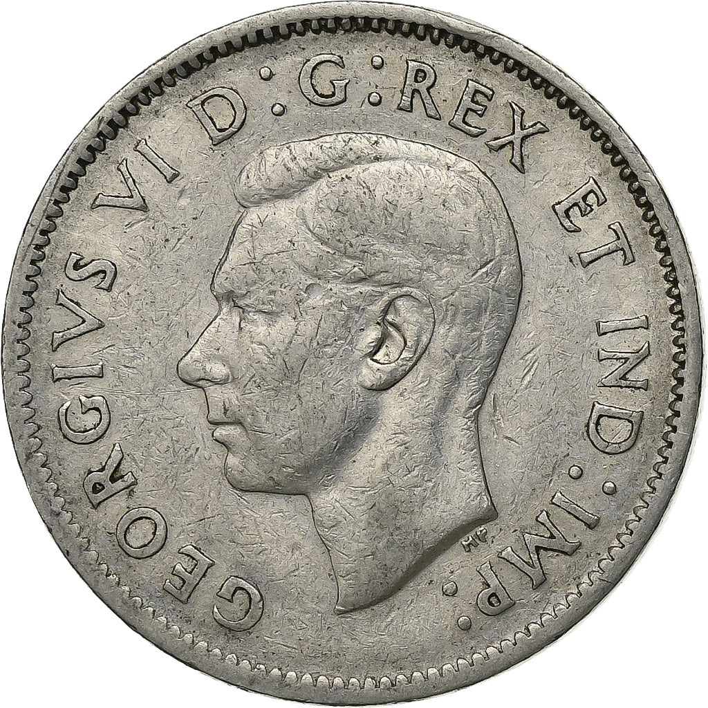 Canada, George VI, 5 Cents, 1941, Ottawa, Nikiel, AU(55-58)