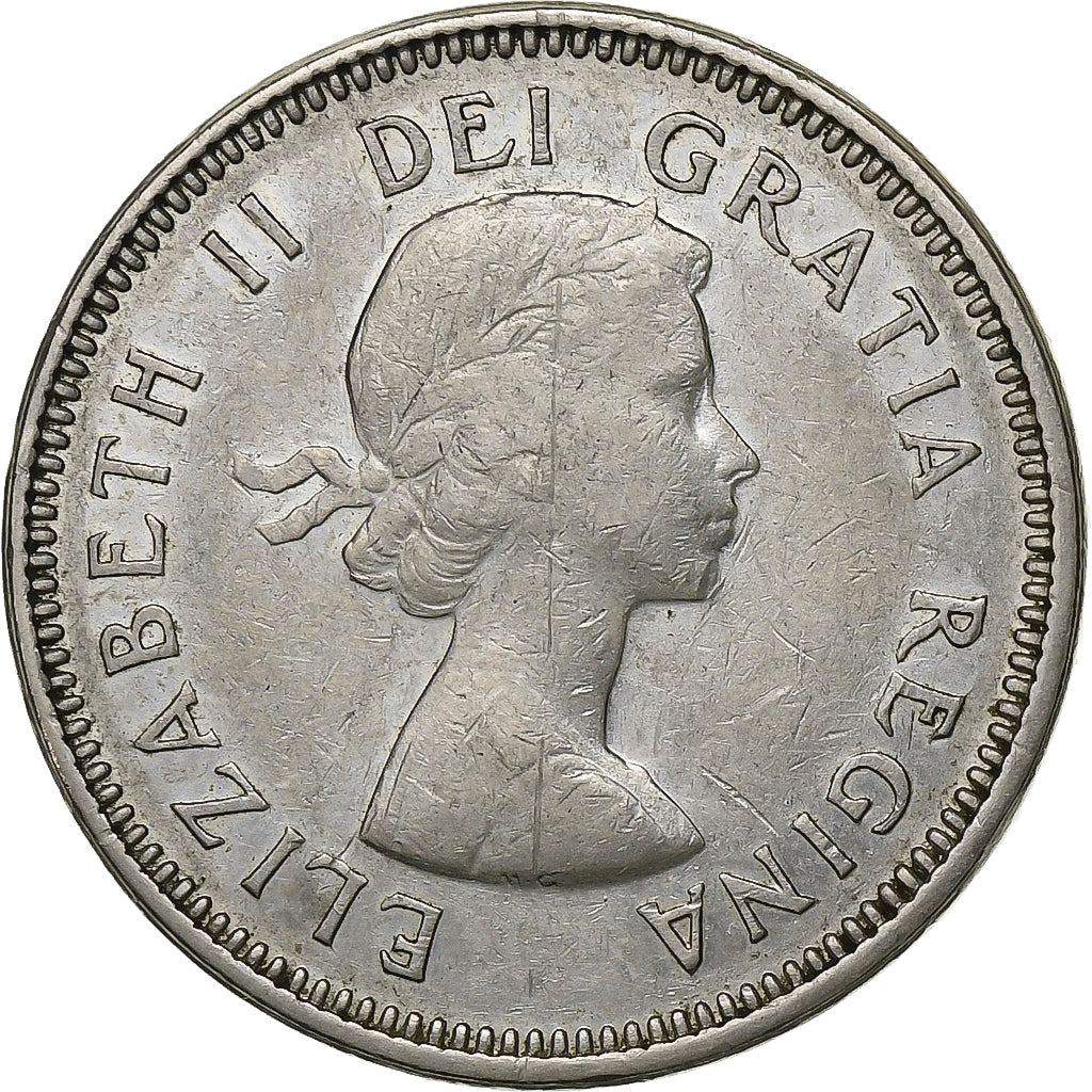 Canada, Elizabeth II, 5 Cents, 1963, Ottawa, Nickel, AU(50-53)