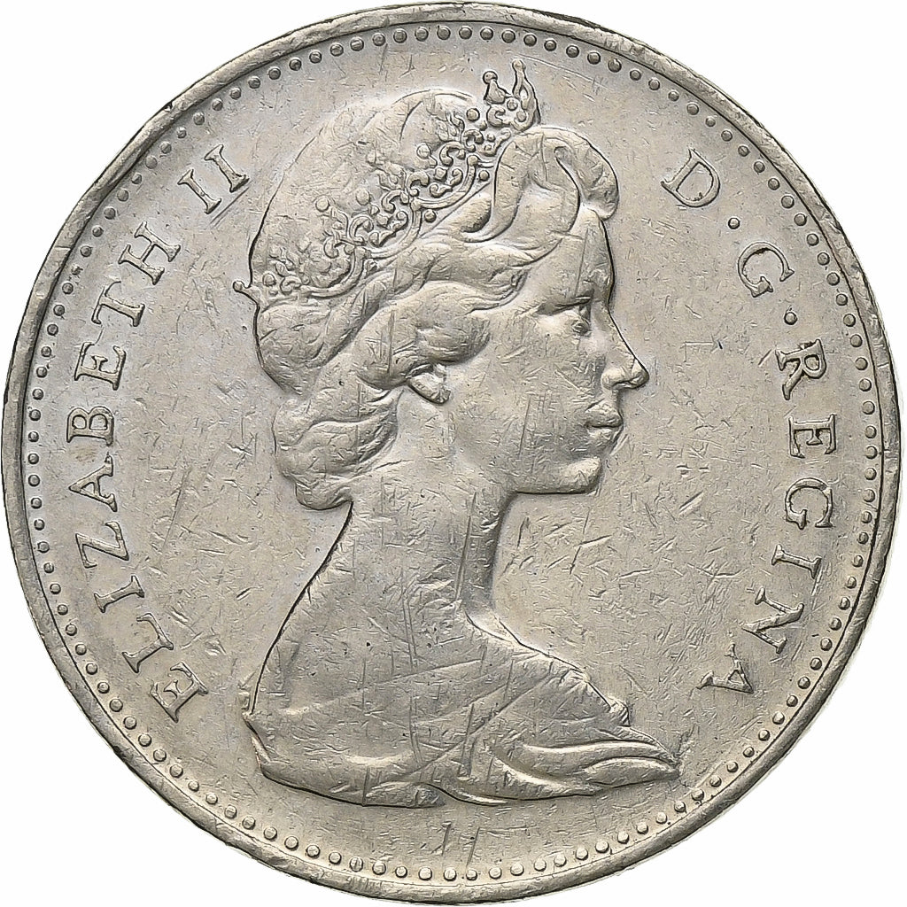 Kanada, Elizabeth II, 5 Cents, 1968, Ottawa, Nickel, SS+