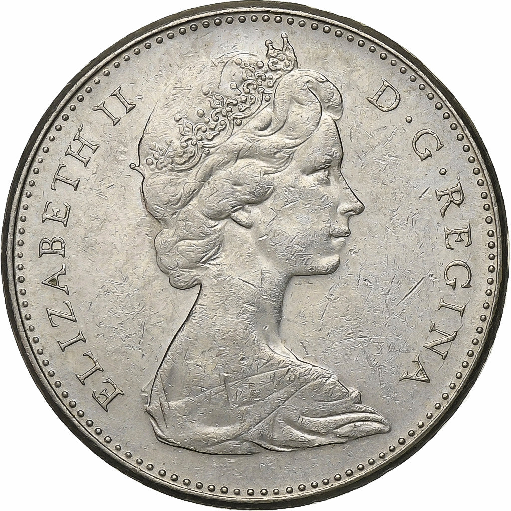 Canada, Elizabeth II, 5 Cents, 1974, Ottawa, Nickel, PR