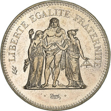 França, 50 Francs, Hercule, 1975, MDP, série FDC, Prata, MS(65-70)