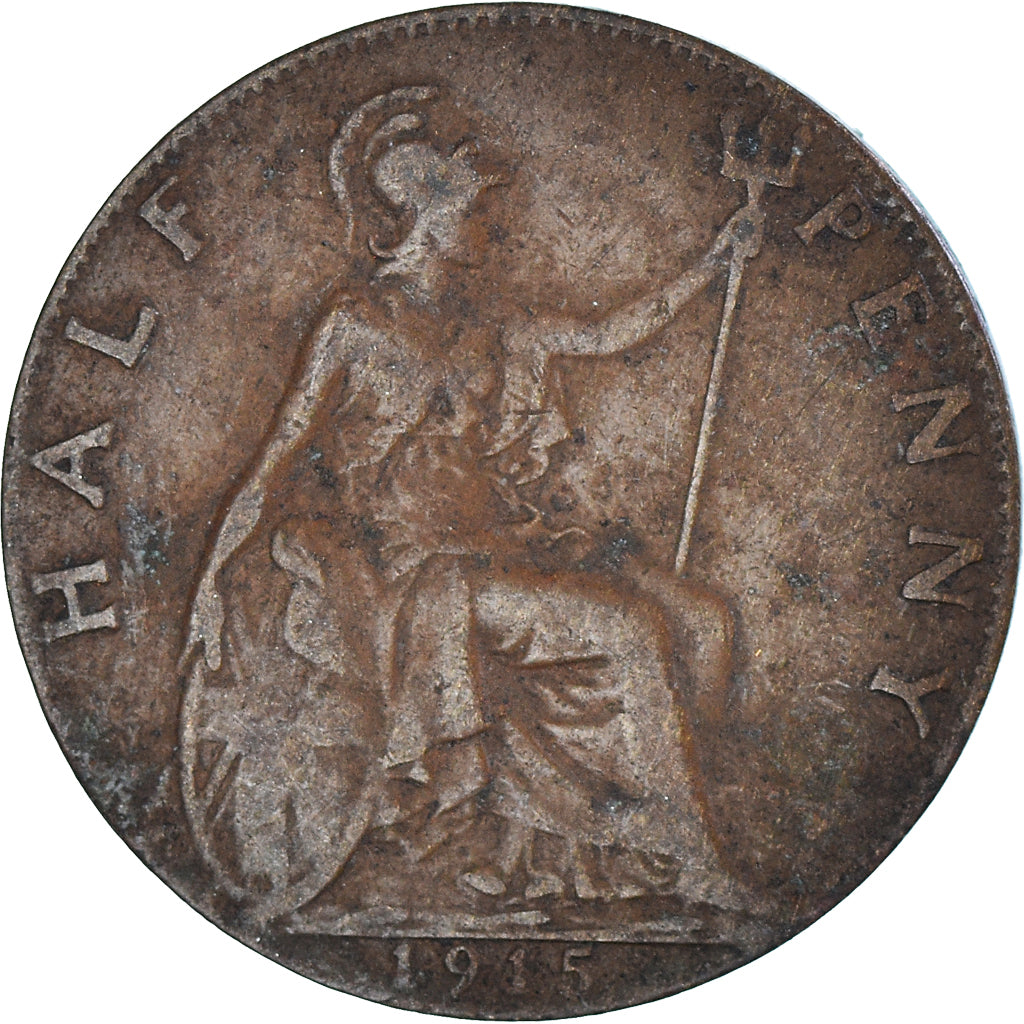 Moneta, Gran Bretagna, 1/2 Penny, 1915