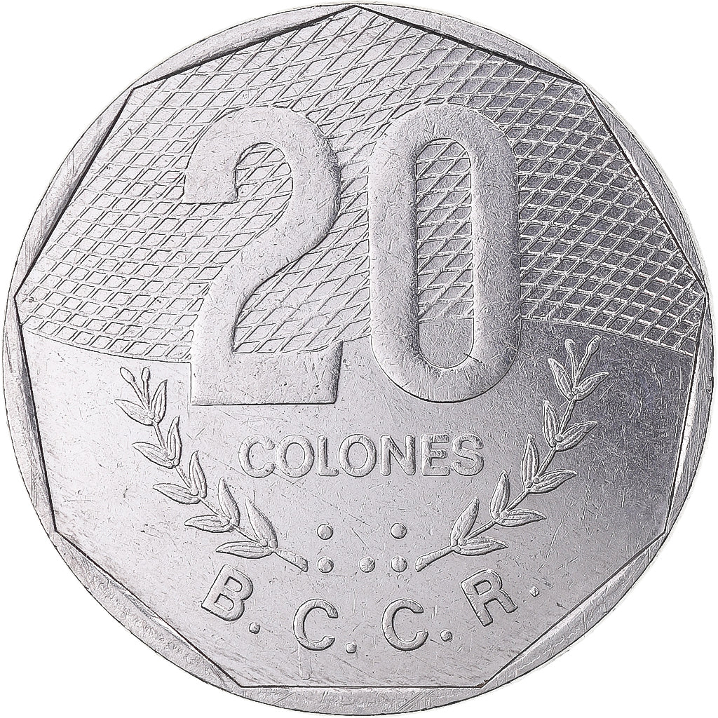 Moeda, Costa Rica, 20 Colones, 1983