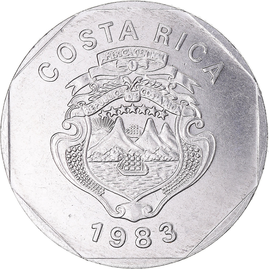 Moeda, Costa Rica, 10 Colones, 1983